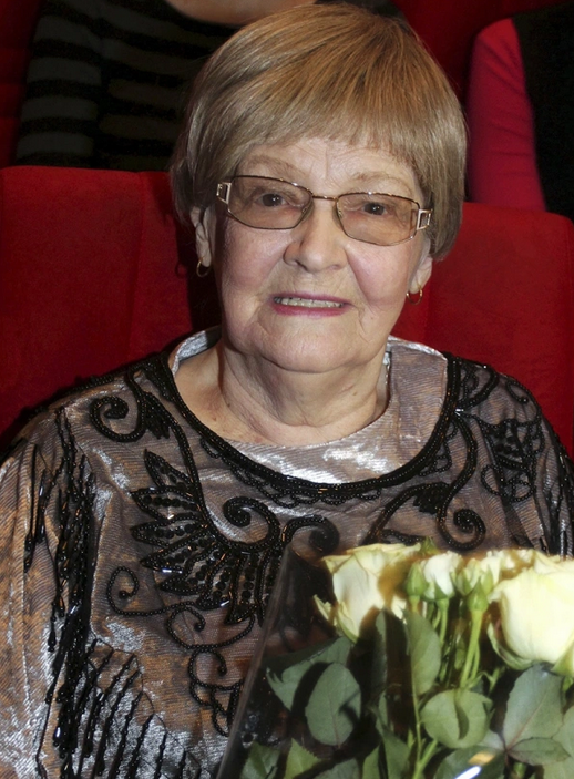 Нина Гребешкова на вечере, посвященном 90-летию Леонида Гайдая, в Доме кино, 2013 год