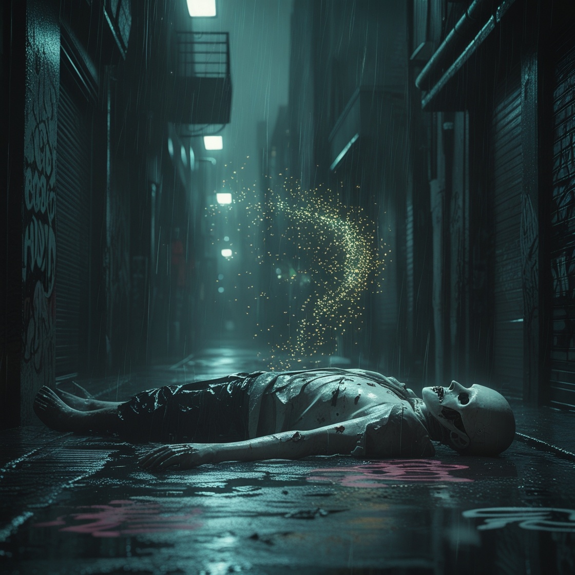 «Мёртвые не потеют. А вот живые, которые их находят, — ещё как.»