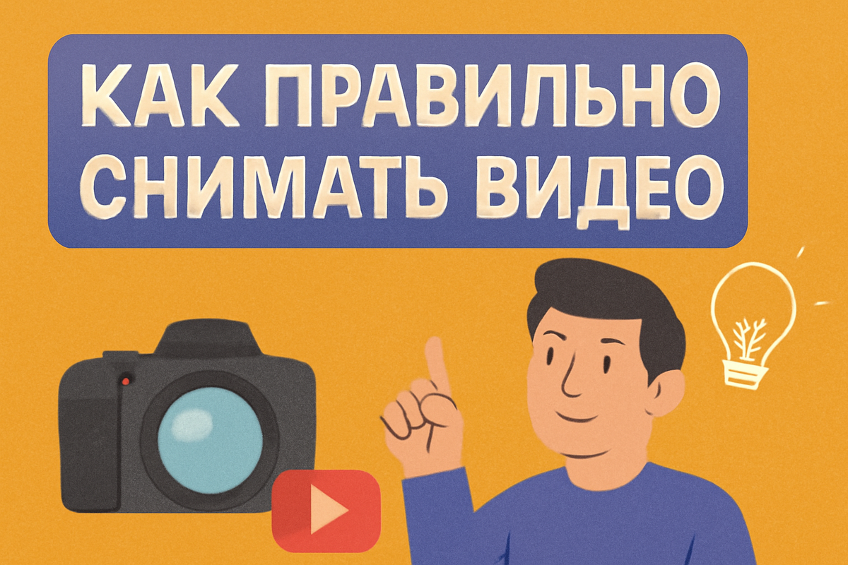 Как правильно снимать видео