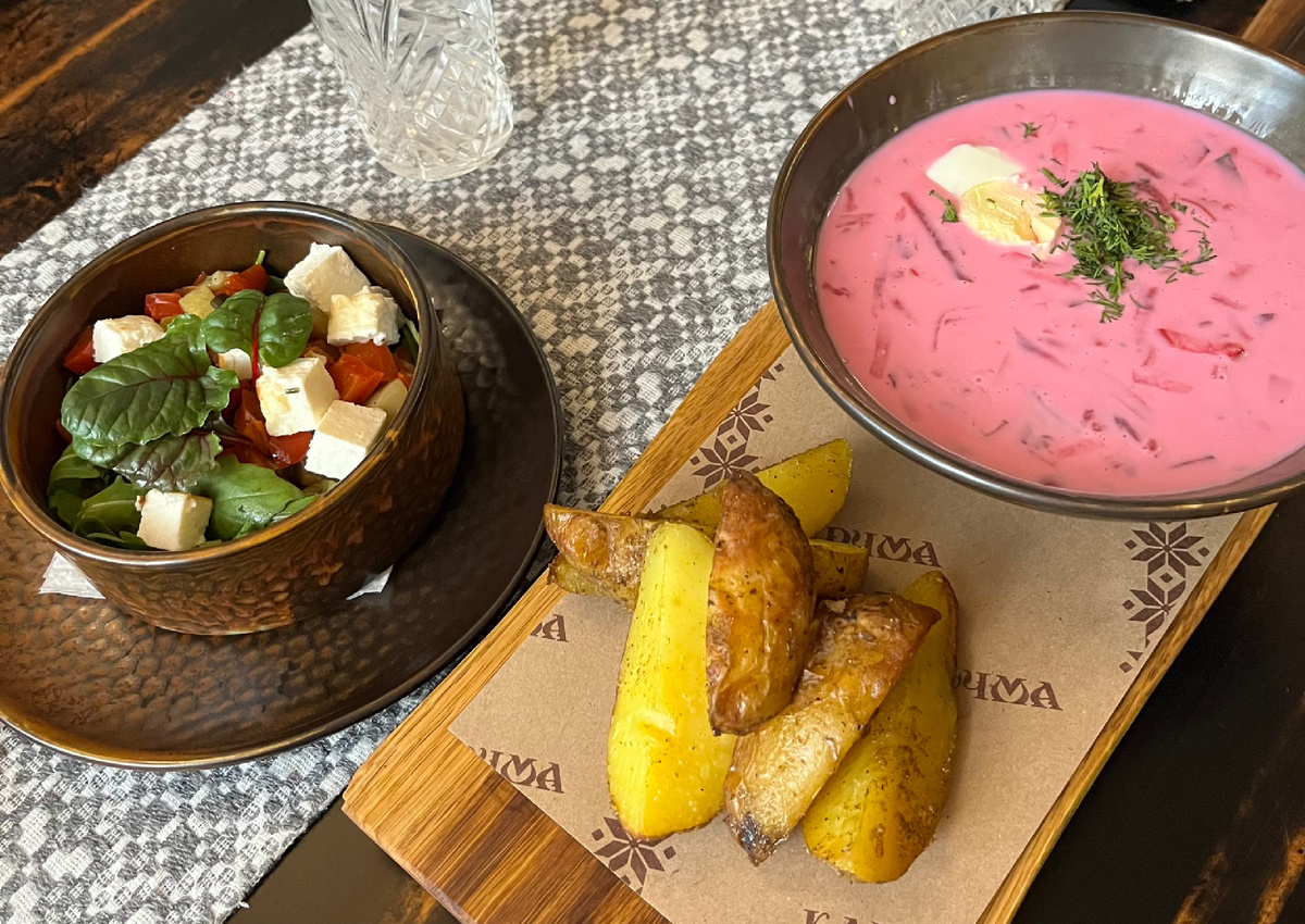 Салат и холодник