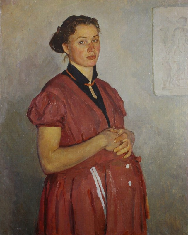 Д.Д.Жилинский. Портрет жены. 1953.