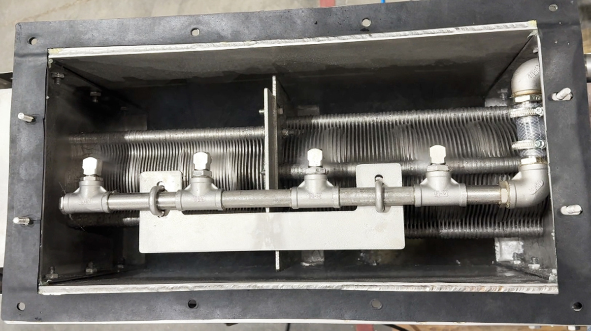 Испытания Пресса пищевых отходов (обезвоживающий винт) на производстве "ЯМЯ-ИНЖИНИРИНГ"