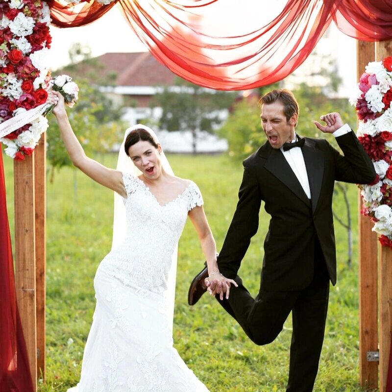 Артем Ткаченко и его жена Екатерина Стеблина 