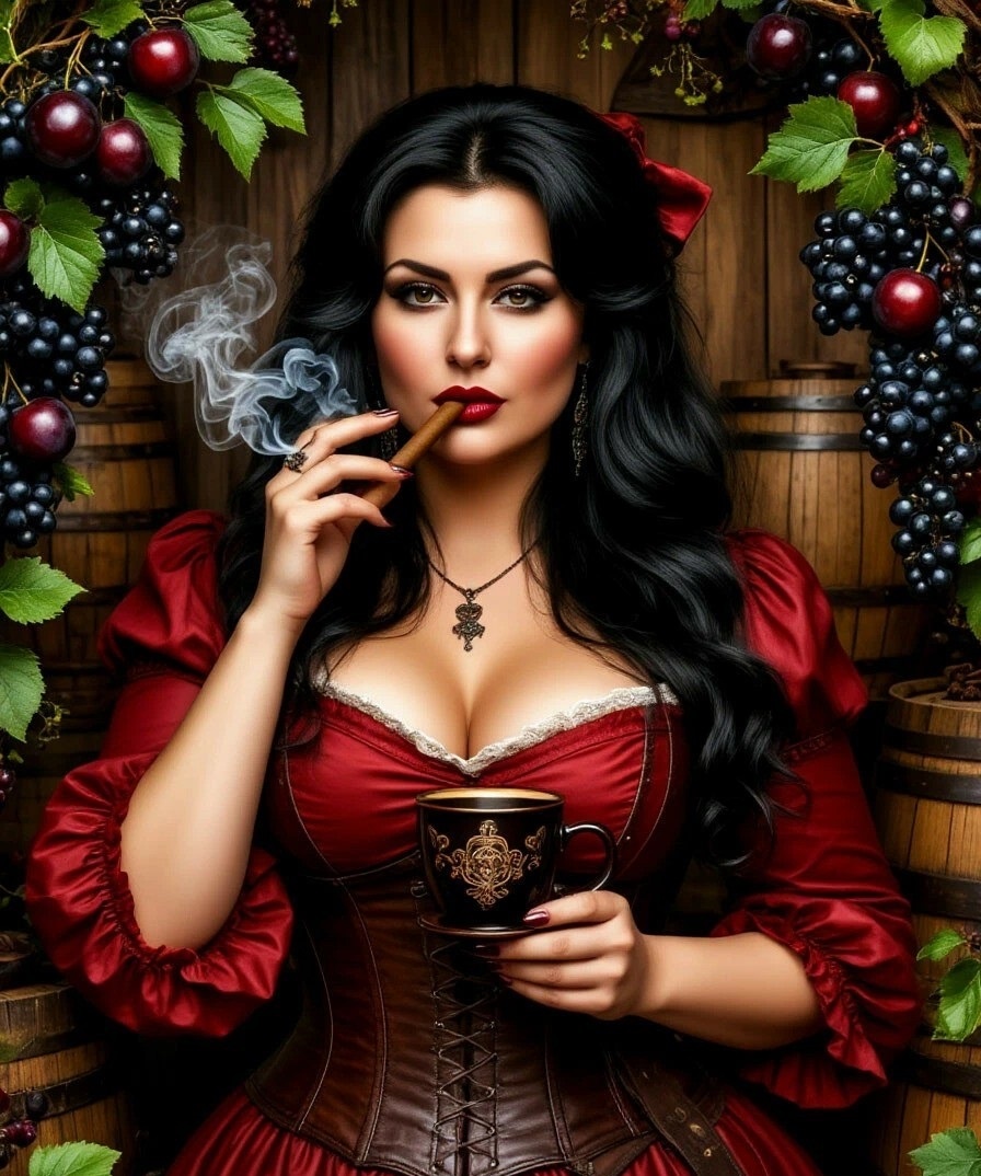 Собирательный образ Каберне Совиньон, созданный искуственным интеллектом