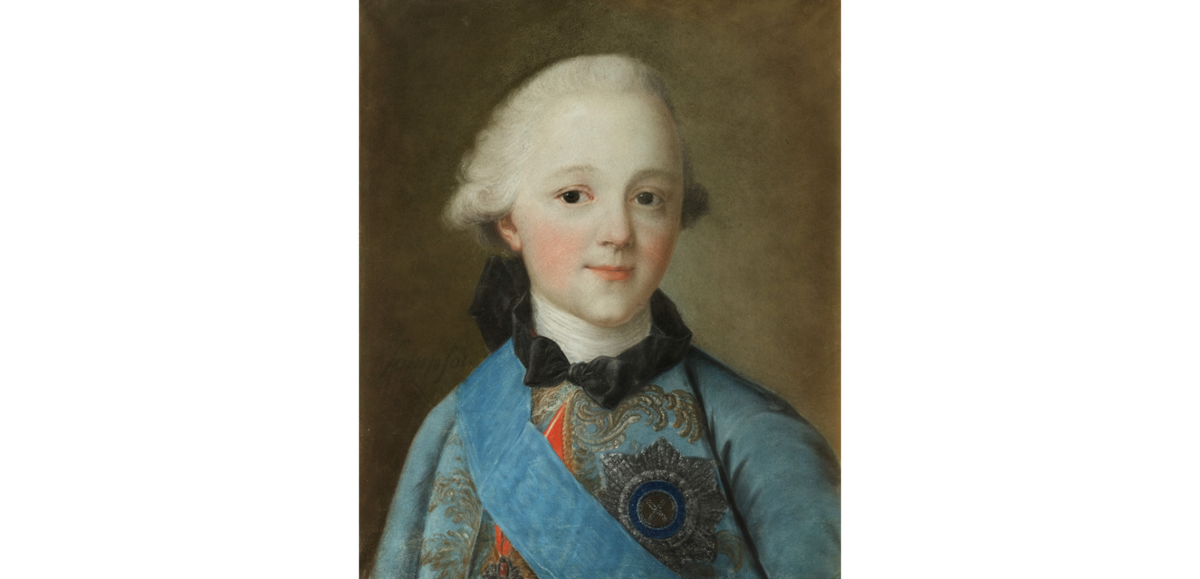 
     Жан Сансуа. Портрет великого князя Павла Петровича. Не ранее 1764.