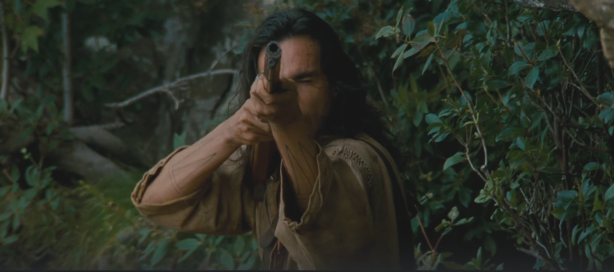 кадр из фильма "Последний из могикан"