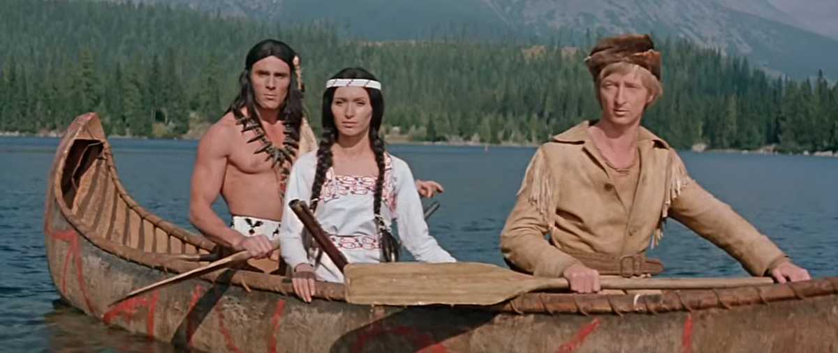 кадр из фильма "Чингачгук – Большой Змей"