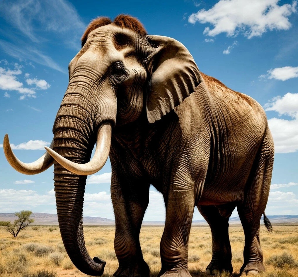 Предполагаемый вид южной разновидности мастодонтов