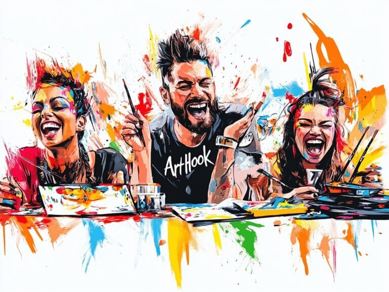    Художник на арт-вечеринку: сколько стоит уникальный опыт творчества и радости? Art-Hook.Ru