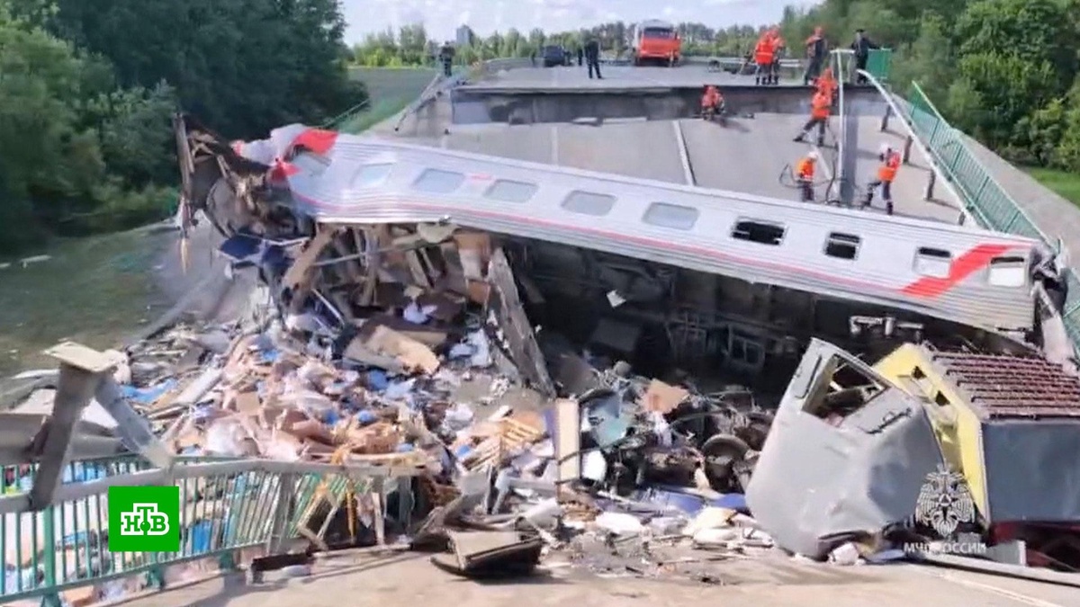    СК: взрывавшие мосты по Курском и Брянском террористы хотели убить сотни людей