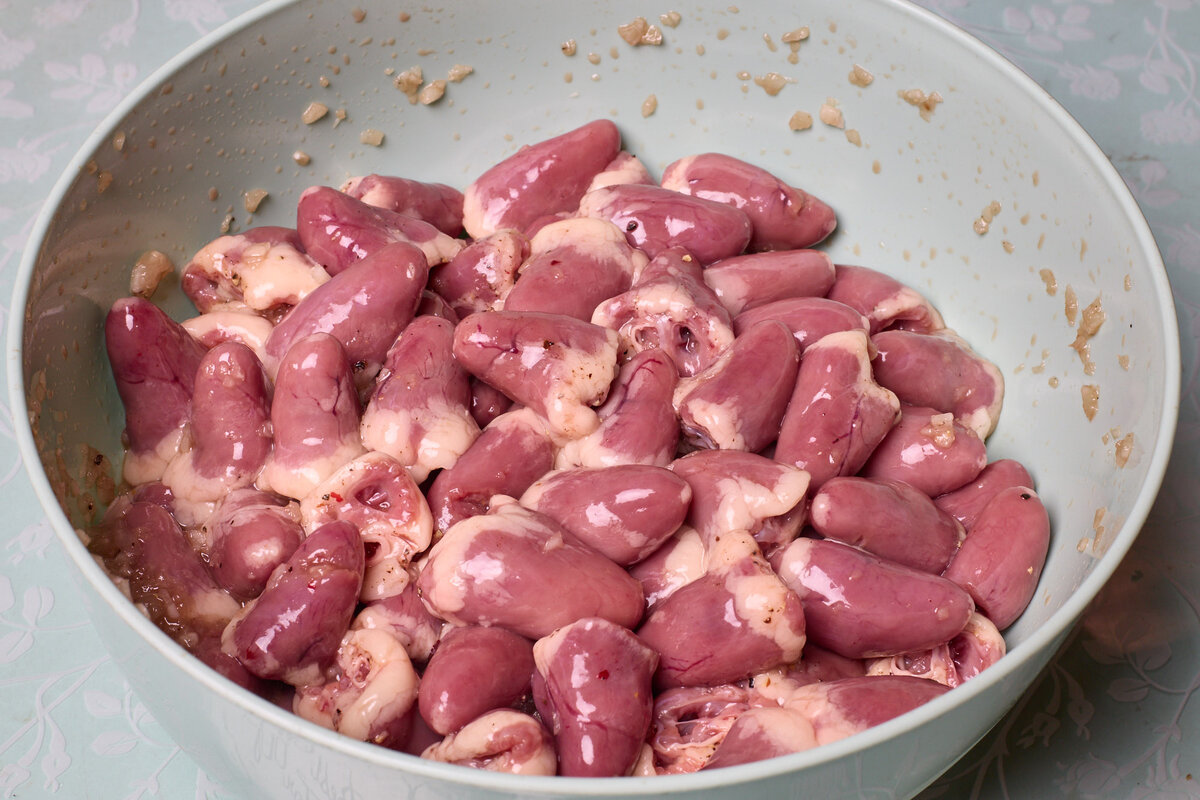 Сердечки в соусе