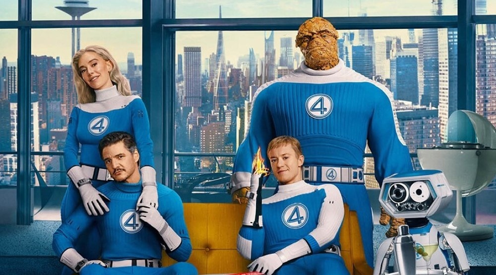     Постер фильма «Фантастическая Четверка: Первые шаги» (2025)