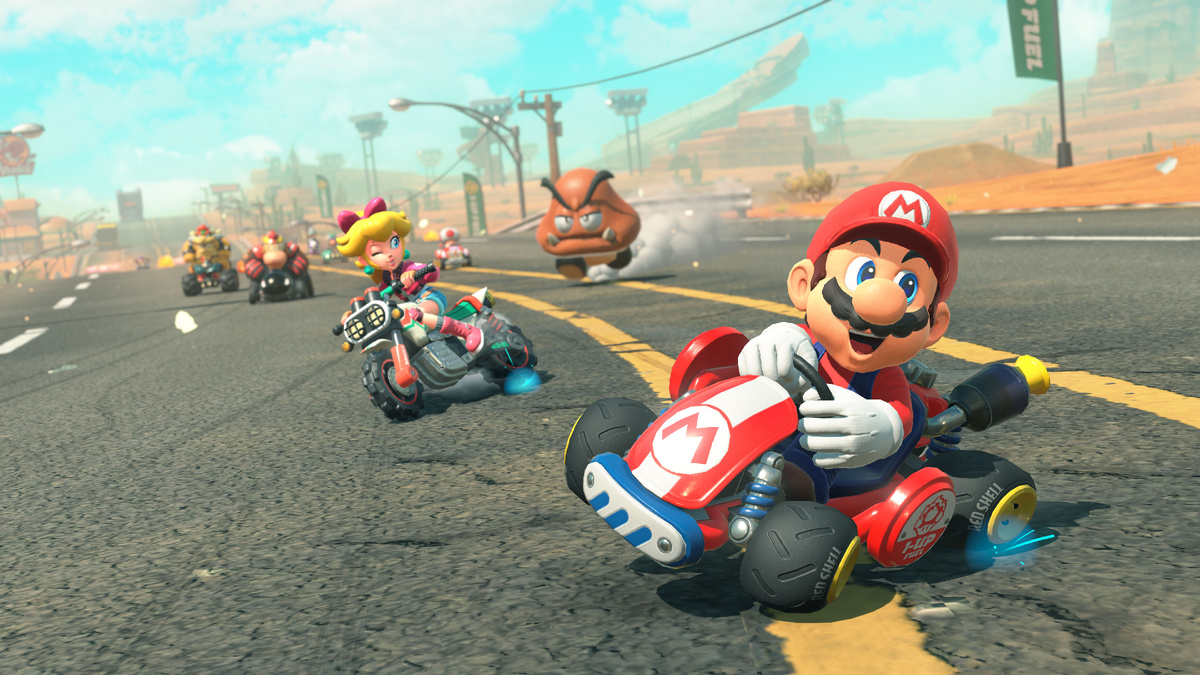 Скриншот из игры "Mario Kart World"                                                                                           Скриншот: stopgame.ru