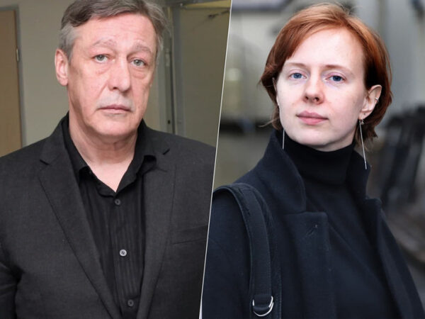    Михаил Ефремов и Дарья Белоусова. Фото: ТВЦ