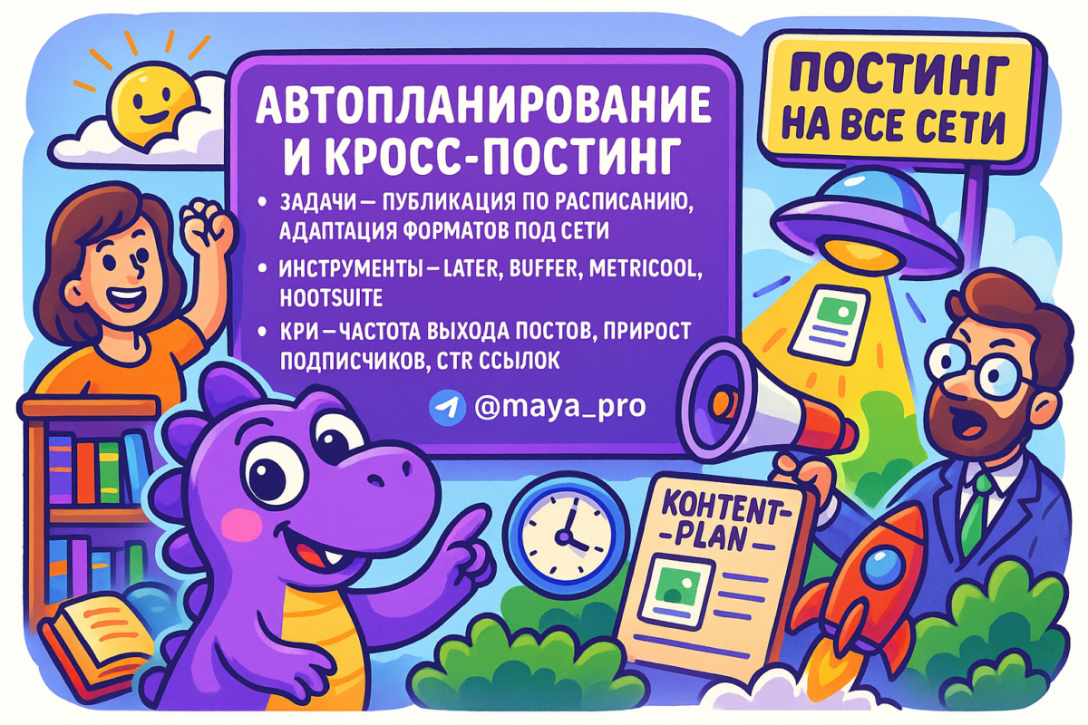   Как автоматизация SMM превращает ленивых в гениев: секреты автопланирования и кросс-постинга для взрывного роста! Артур Хорошев