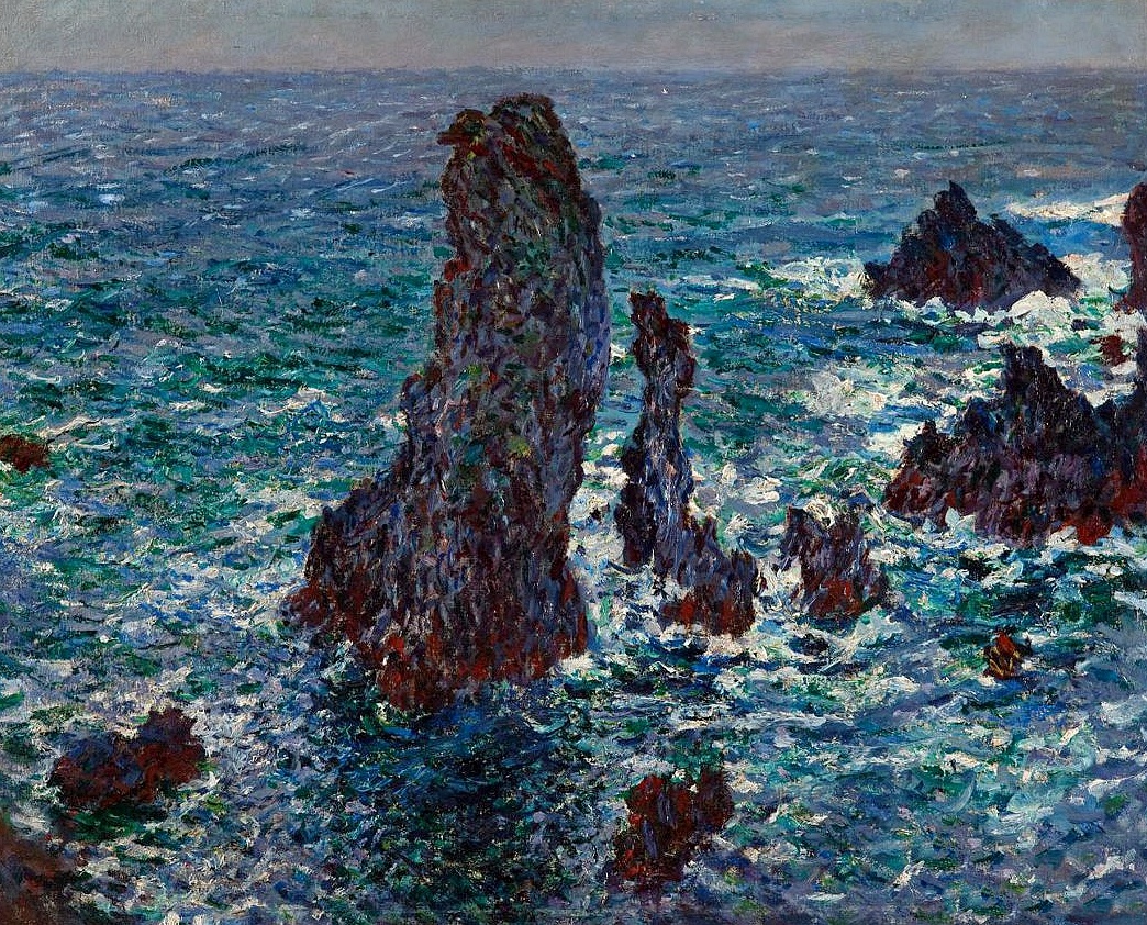 Клод Моне, «Скалы в Бель-Иль», 1886, холст, масло, ГМИИ им. А.С. Пушкина, Москва
