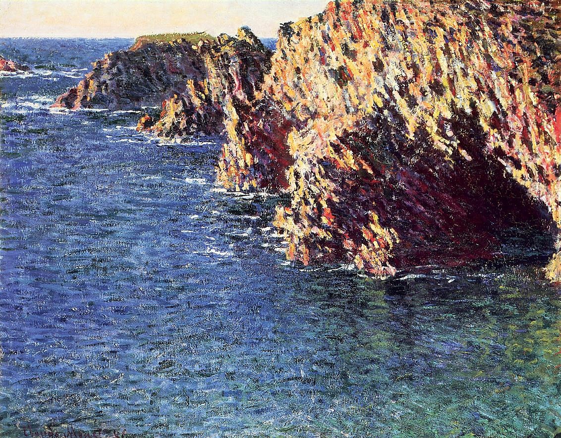 Клод Оскар Моне, «Грот в Порт-Домуа», 1886, холст, масло, 81 х 65 см, Музей современного искусства, Ибараки