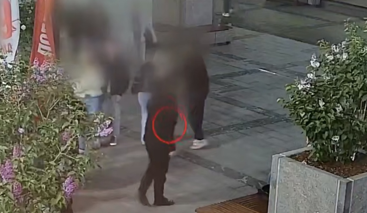 Кадр из видео с камер наблюдения (Полная версия в нашем Телеграм-канале, ссылка ниже)