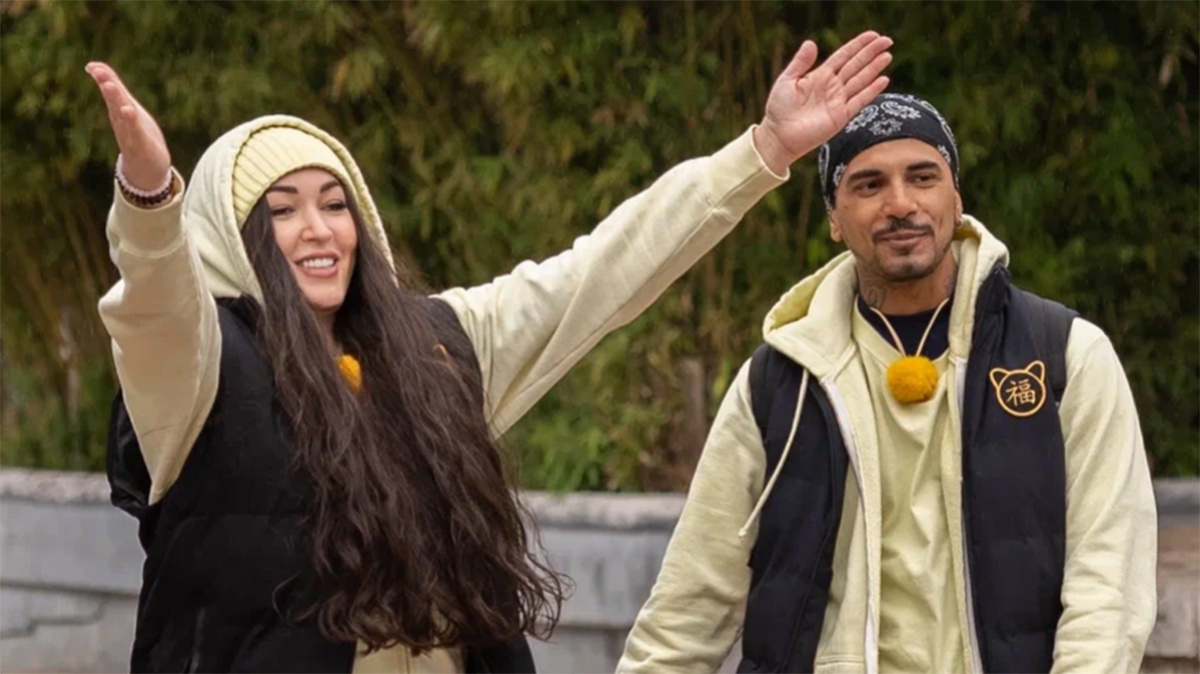 Ирина Дубцова и Натан на шоу 'Сокровища императора'. Фото: ТНТ