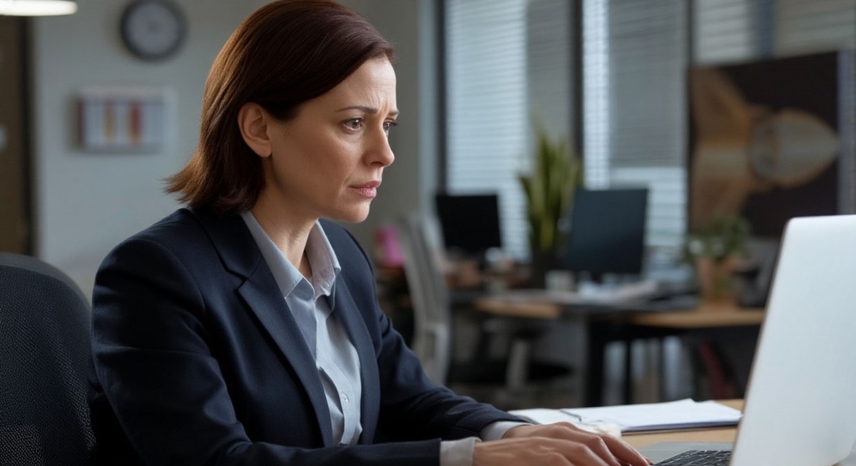 Бухгалтер за работой