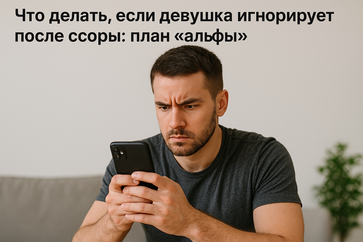 Что делать, если девушка игнорирует после ссоры
