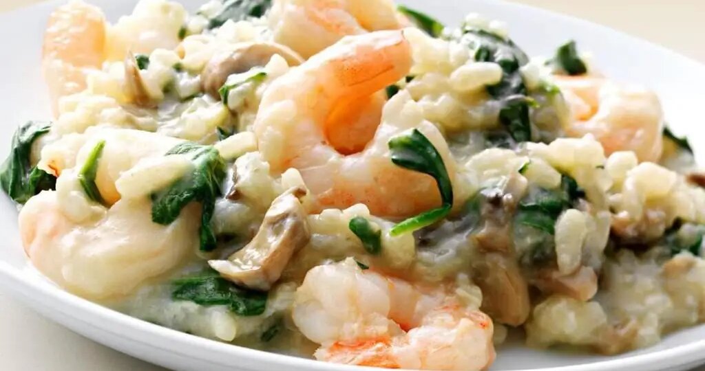 Итальянская кухня - ризотто с грибами