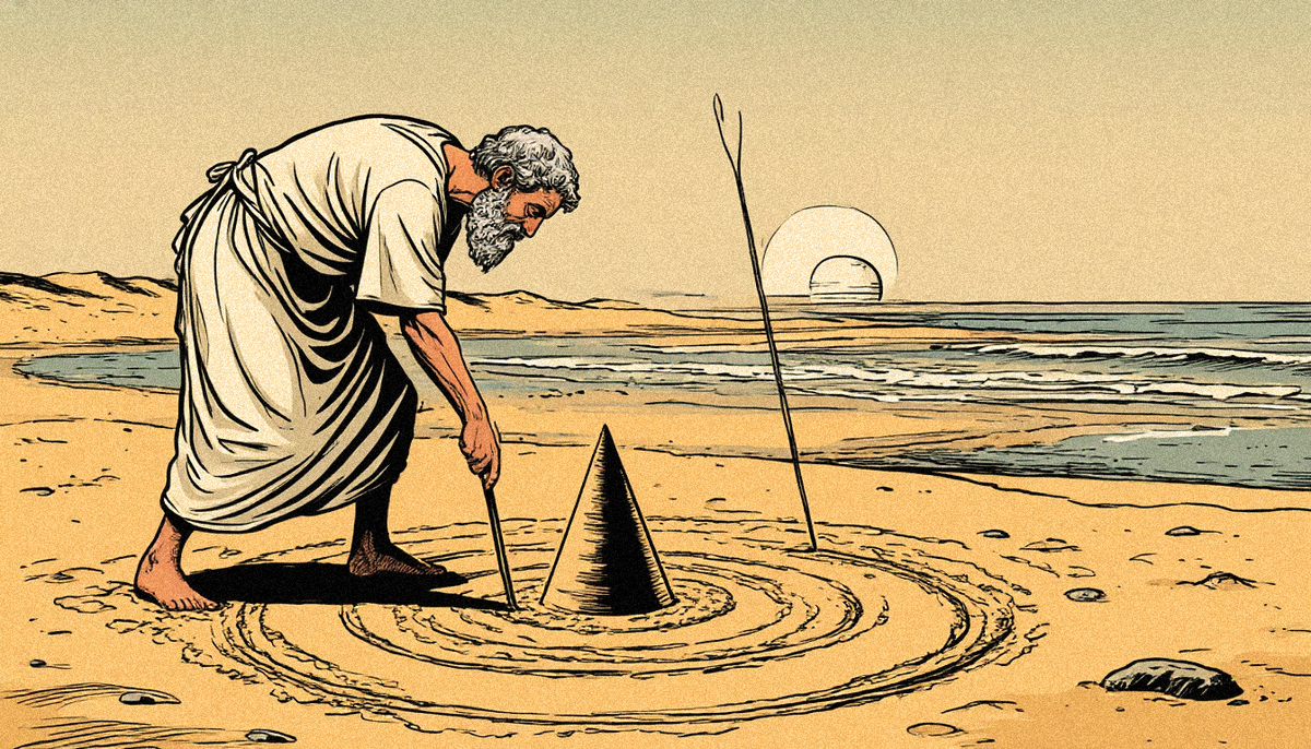 Палка, солнце, песок... Бац: расстояние до Луны!