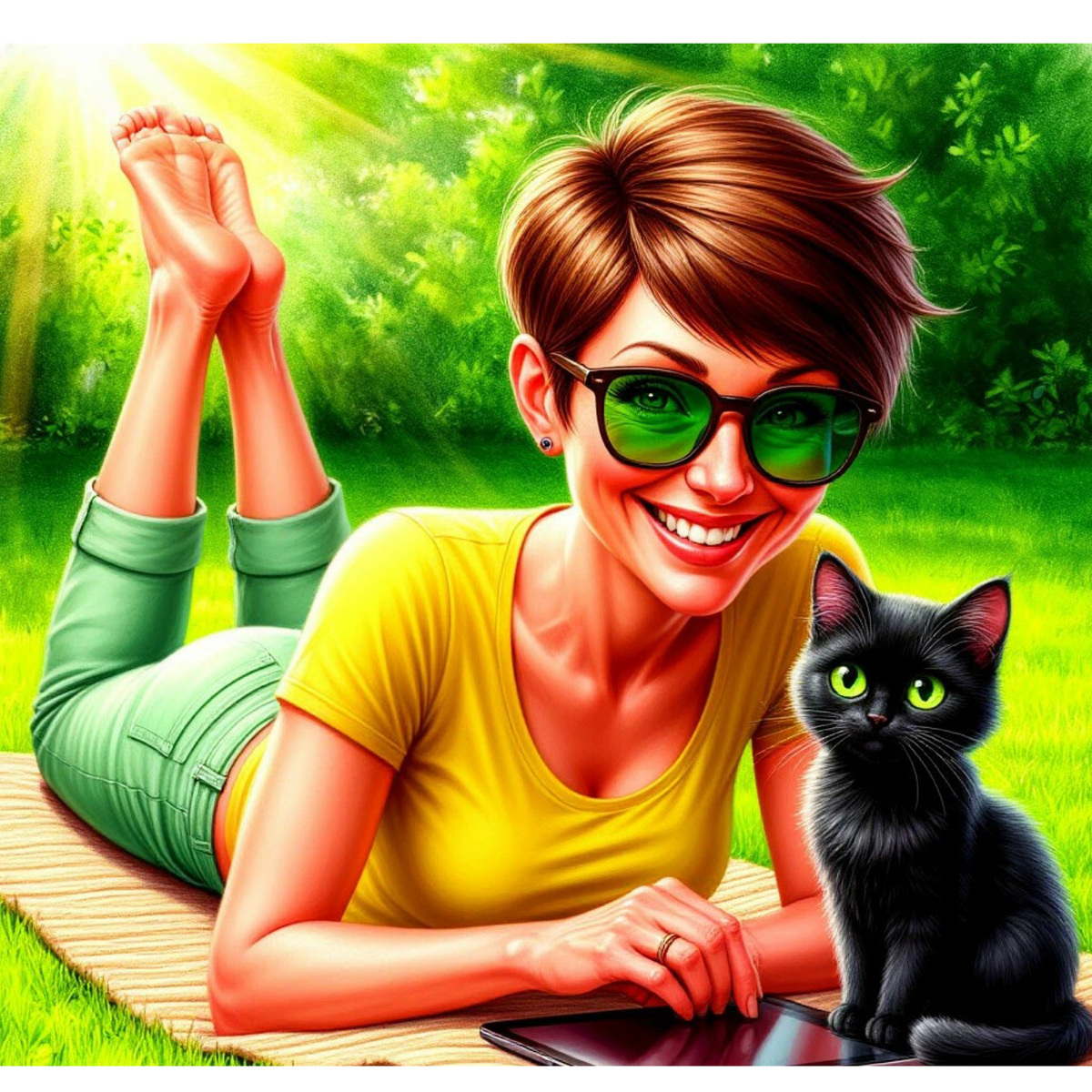 Для теста использованы иллюстрации из открытых источников интернета и работы автора канала