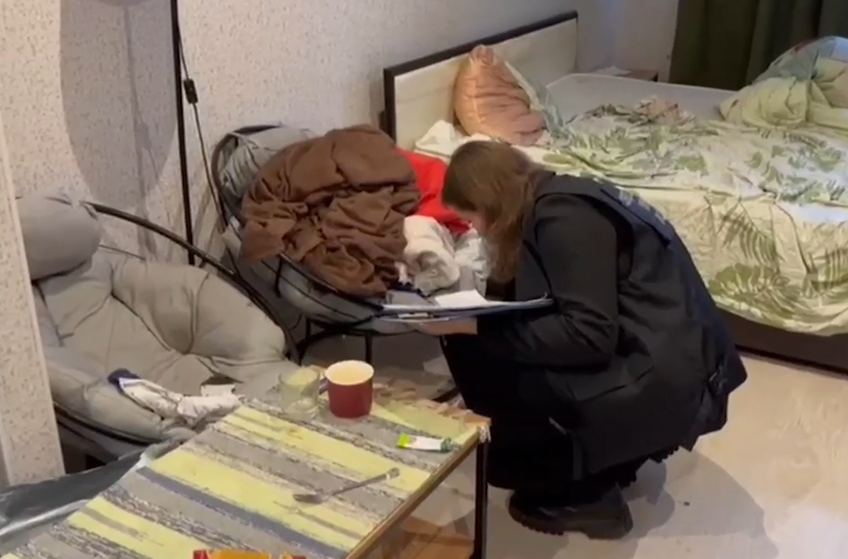 Работа следователя в квартире Инны