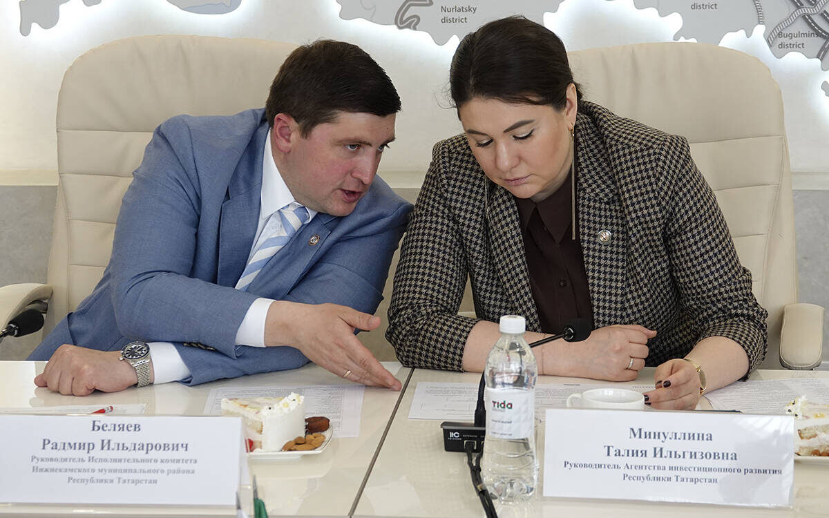 Дважды Беляев становился участником «Муниципального часа» как глава Менделеевского района Татарстана, а сегодня приехал в АИР в статусе руководителя НижнекамскаФото: пресс-служба АИР РТ