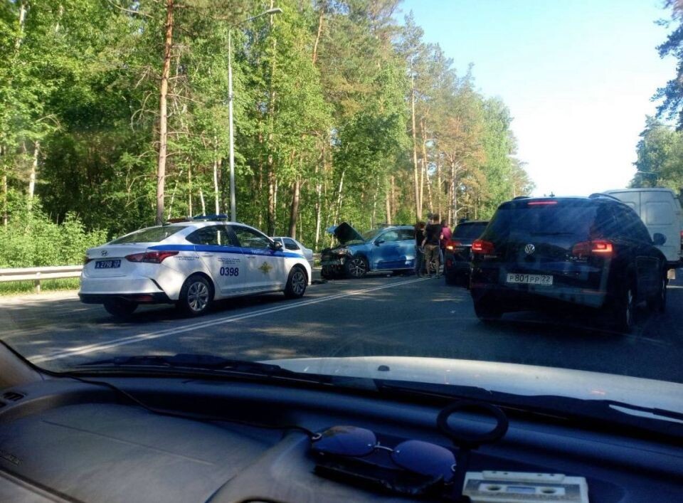    ДТП. Ленточный бор. Источник: t.me/go_barnaul_telegram