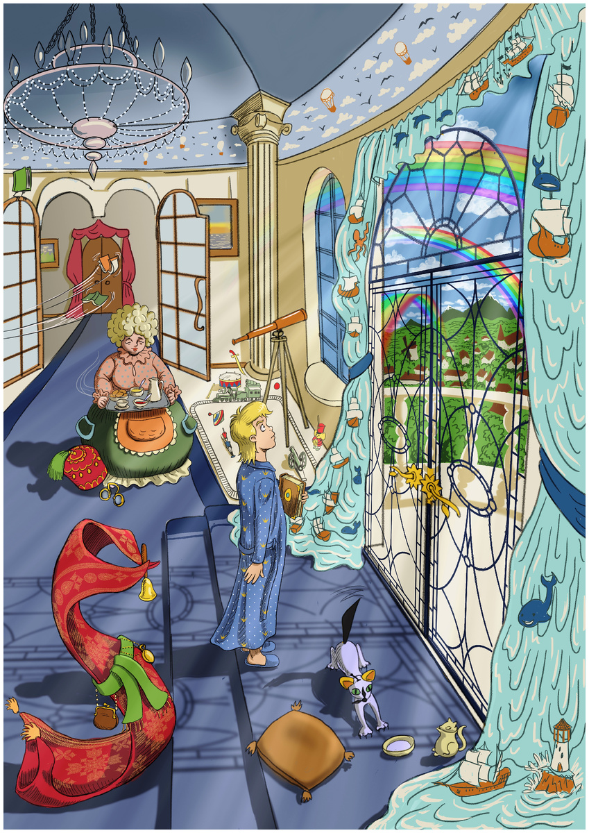 Первая иллюстрация к сказке Король-Дворец