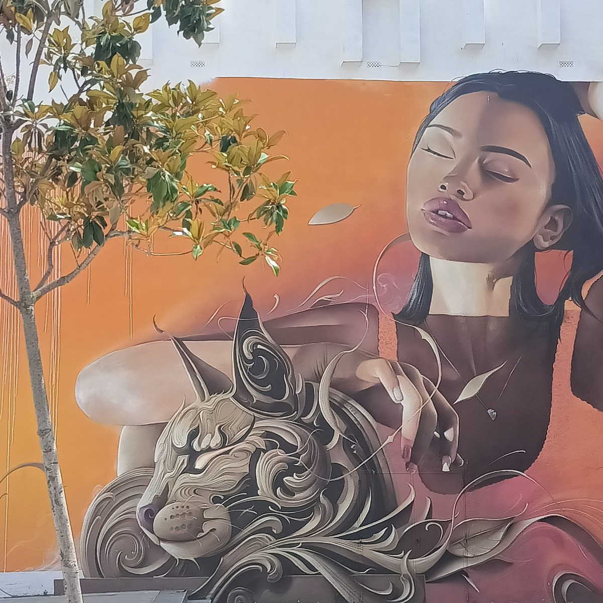 Огромное панно на набережной. Бланес. Коста Брава. Испания .Фото автора 