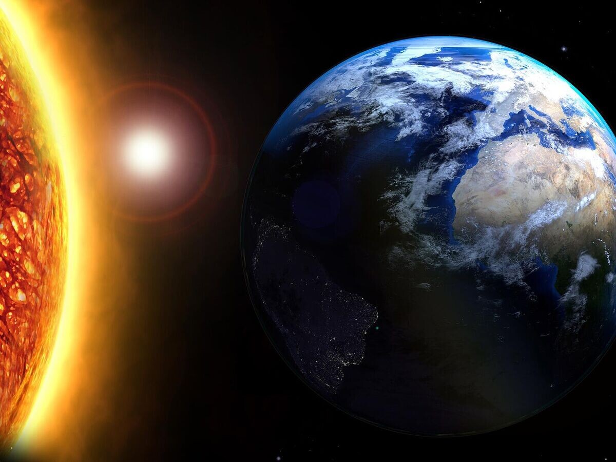    Солнце и планета Земля© Pixabay / PIRO4D