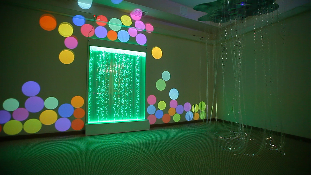 Сенсорная комната – погружение в атмосферу релаксации и расслабления.