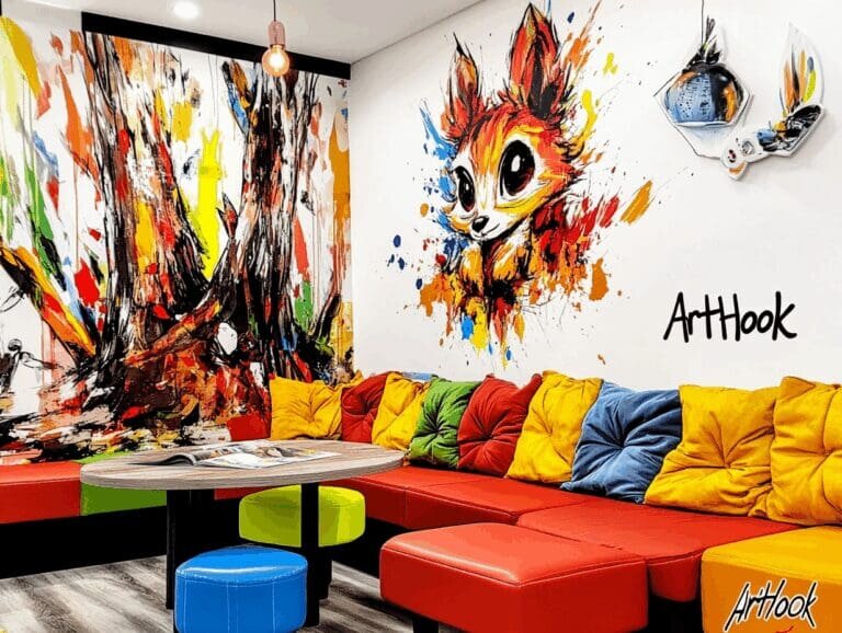    Идеи росписи стен в детской комнате: создаем волшебный мир для вашего ребенка Art-Hook.Ru