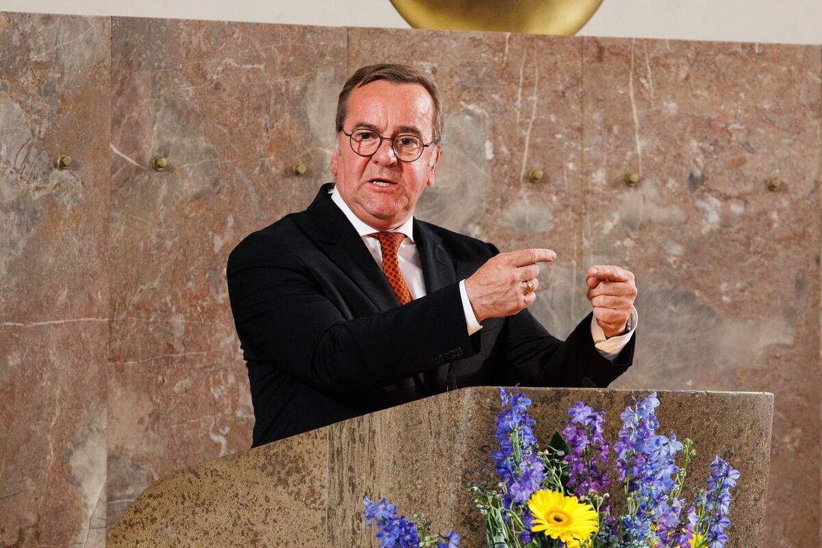    Министр обороны ФРГ Борис Писториус / Источник: © Lando Hass/dpa/Global Look Press