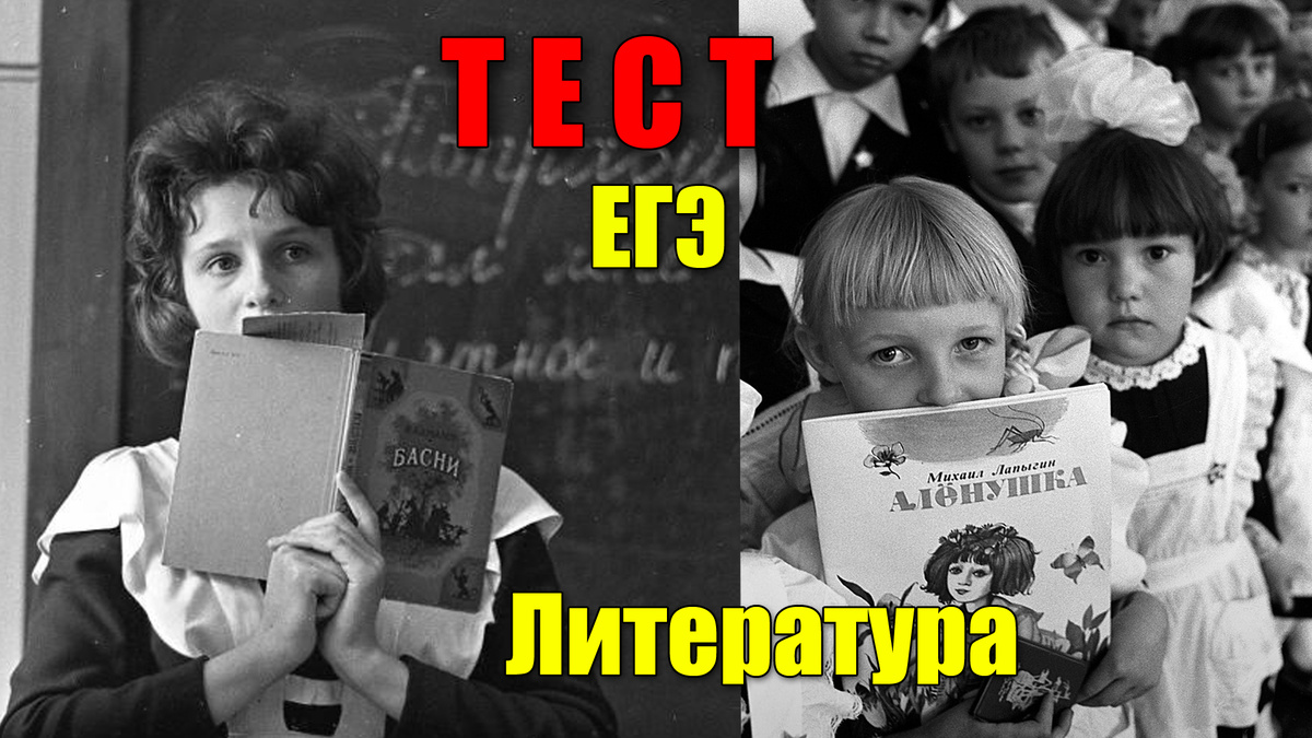 Тест: экзамен ЕГЭ по литературе для взрослых советских людей
