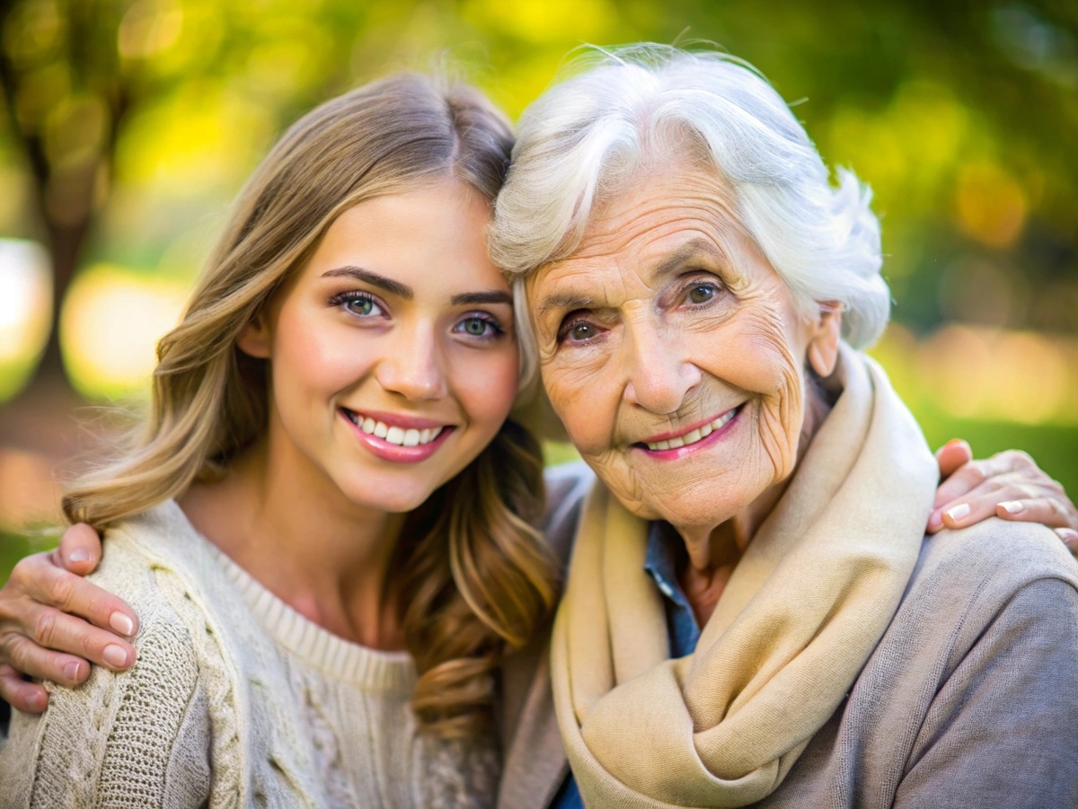 Бабушка и внучка