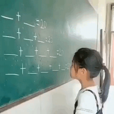 Картинка 4. Двигающаяся (GIF). Необычный юмор в стихах и картинках про математику и не только