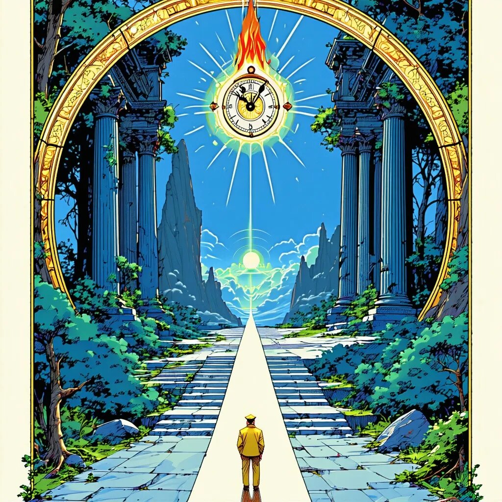 Нелинейность времени: как таро моделирует поток субьективного переживания