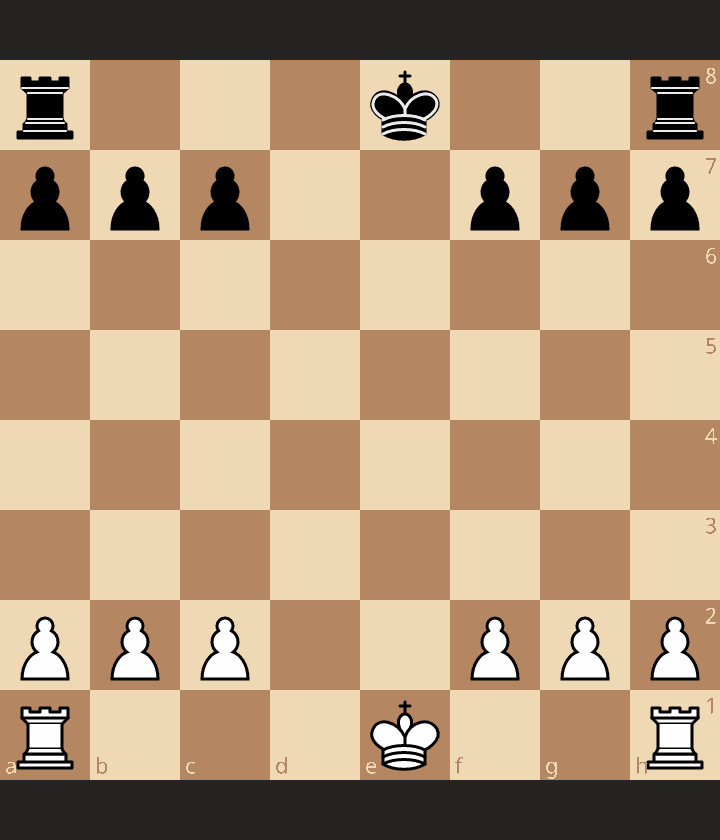 Рокировка в короткую сторону