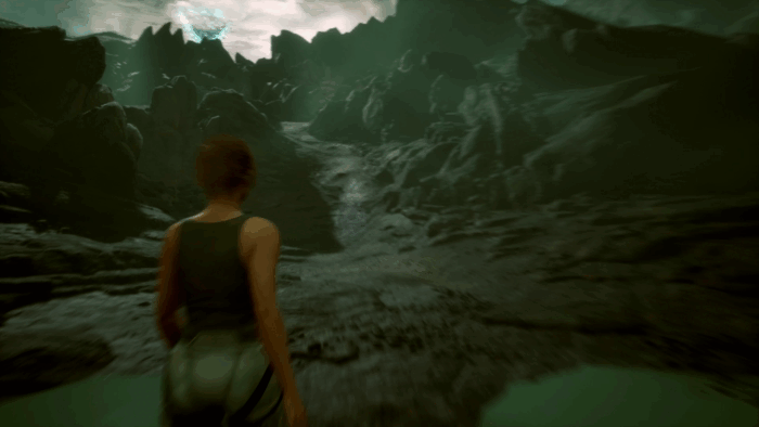 Gif картинка: "Кейт и голограмма"