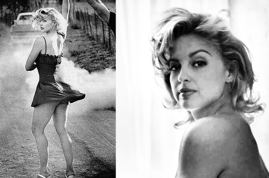 В образе Мэрилин Монро
