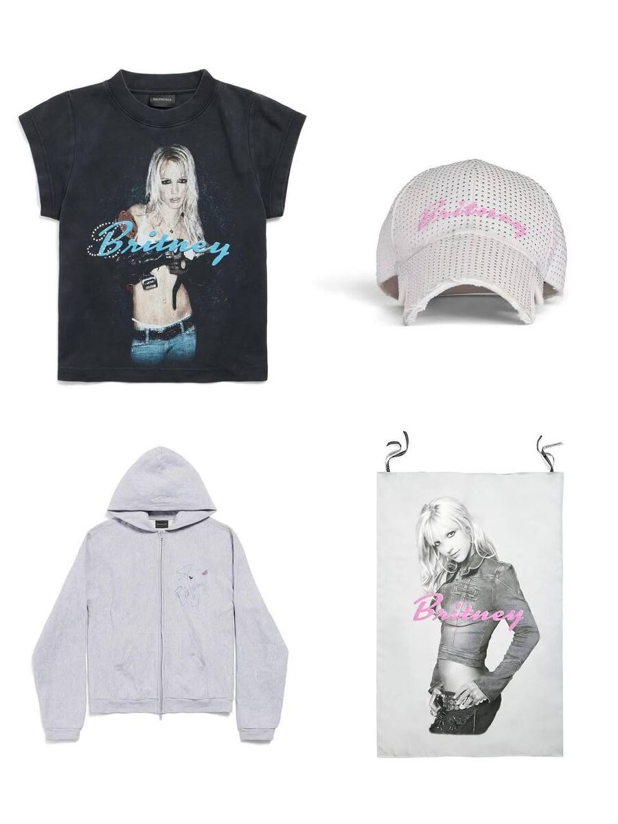    Бритни Спирс вместе с Balenciaga представила коллаборацию (фото 1)