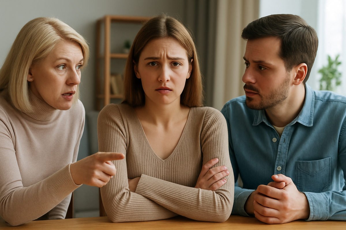 Я не сразу поняла, в какой момент стала лишней в собственной семье. Это подкралось тихо — с милой улыбки, с заботливого "Андрюшенька, а как твои дела?" И с запаха свежеиспечённых булочек, которые моя мама пекла для него, не для меня.