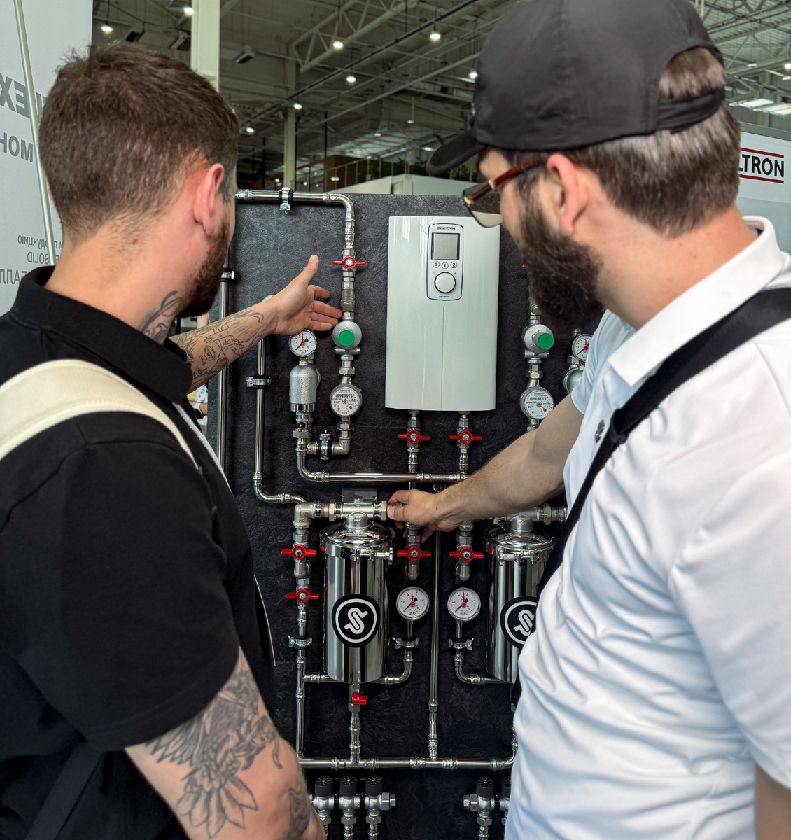 Водоразборный узел, собранный командой Santeh.pro