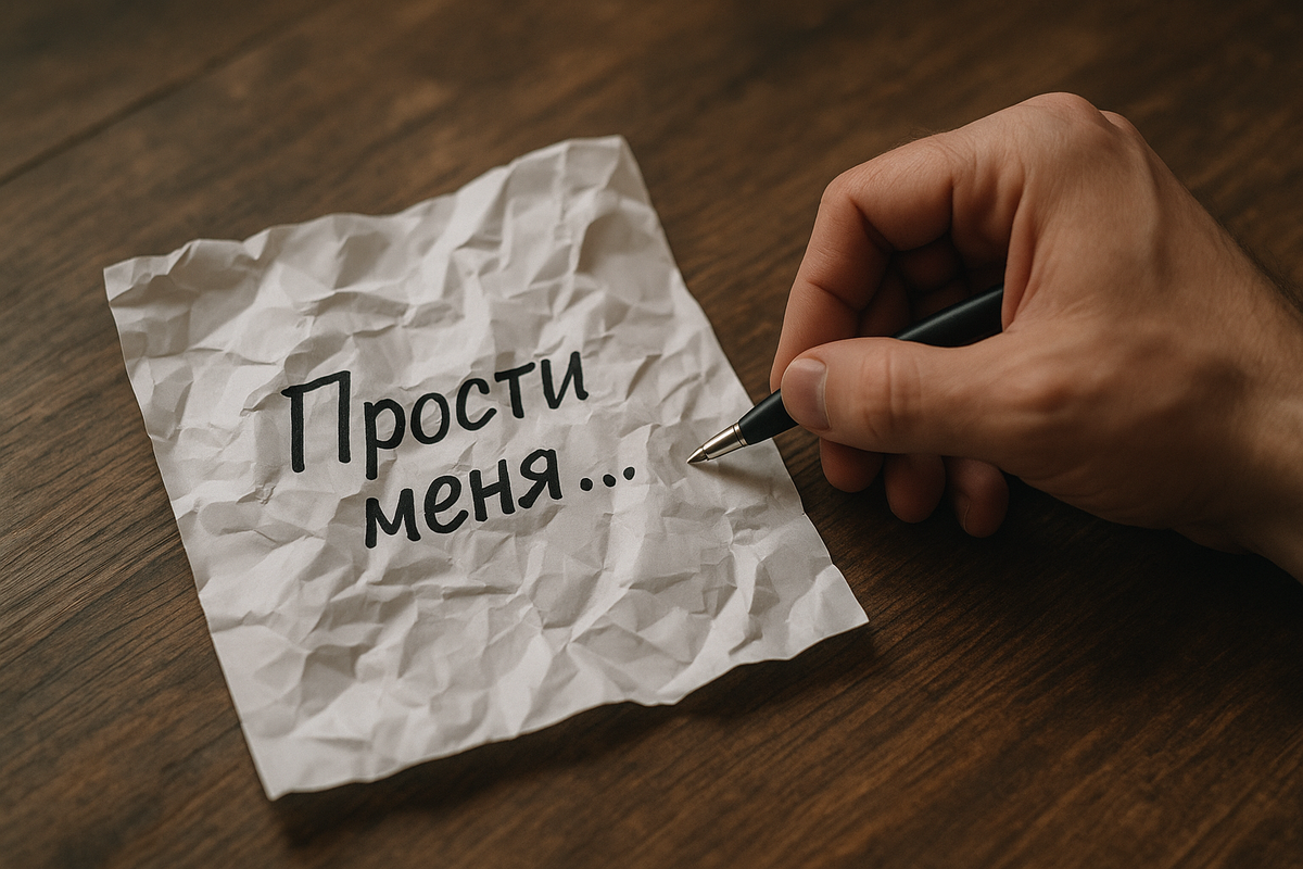 Трудности с подбором слов для искреннего извинения