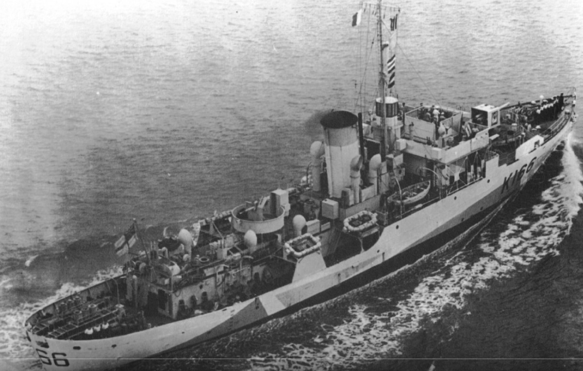 Корвет канадской постройки (программа 1939-1940 гг) K166 “Snowberry” 2.1940 / 8.8.1940 / 5.1941