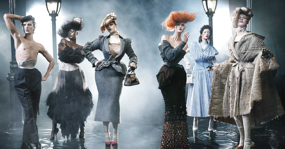 Культовая коллекция Джона Гальяно для Maison Margiela.